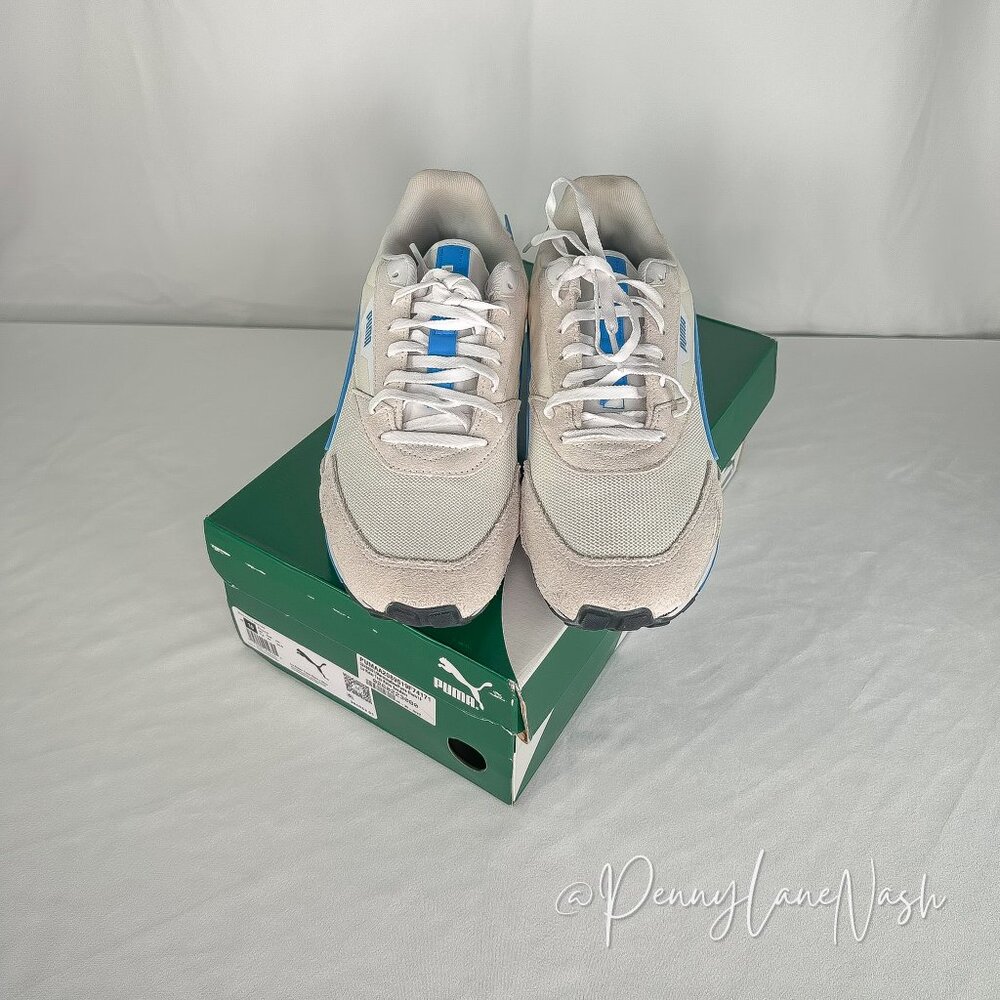NIB Puma Lo Rider Tech Retro Sneaker Size 10 Marshmallow Black - Picture 3 of 12